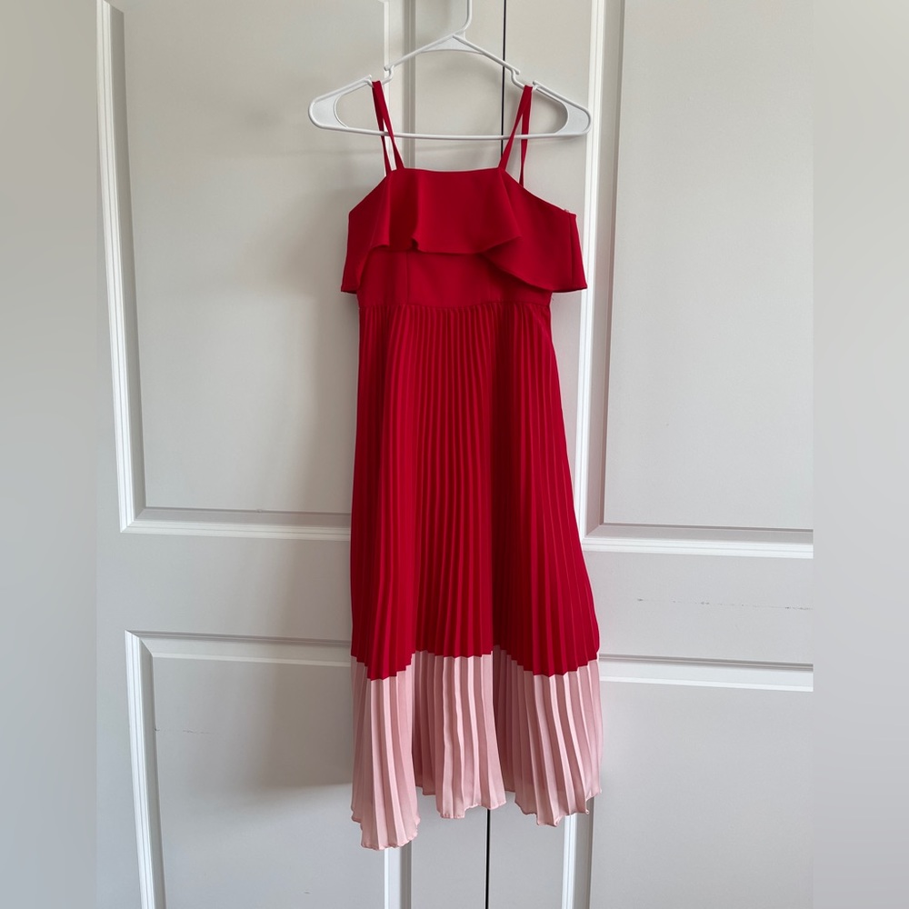 Elegant red dress for girls